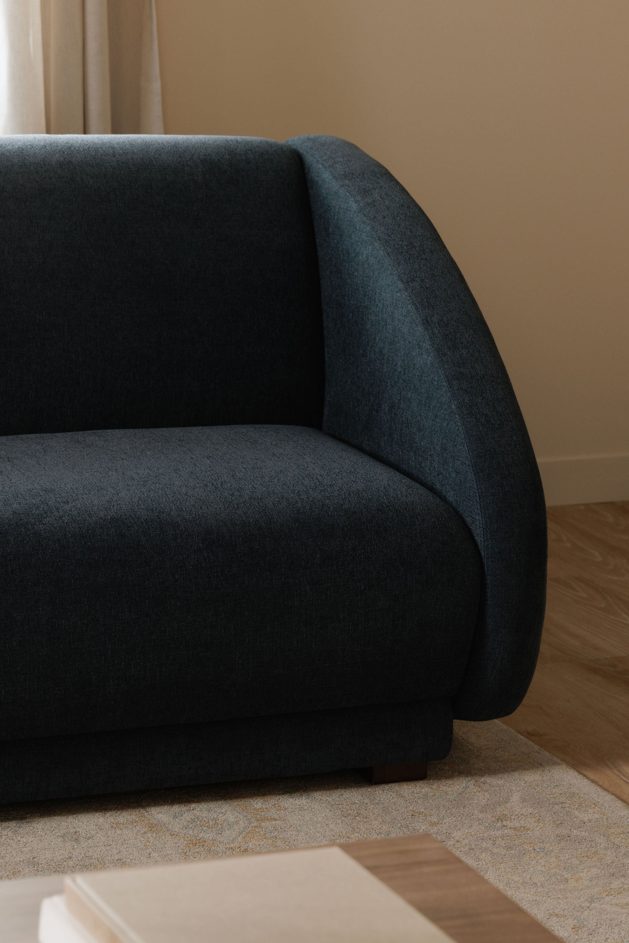 Fraser Right Arm Facing Sofa Deep Blue