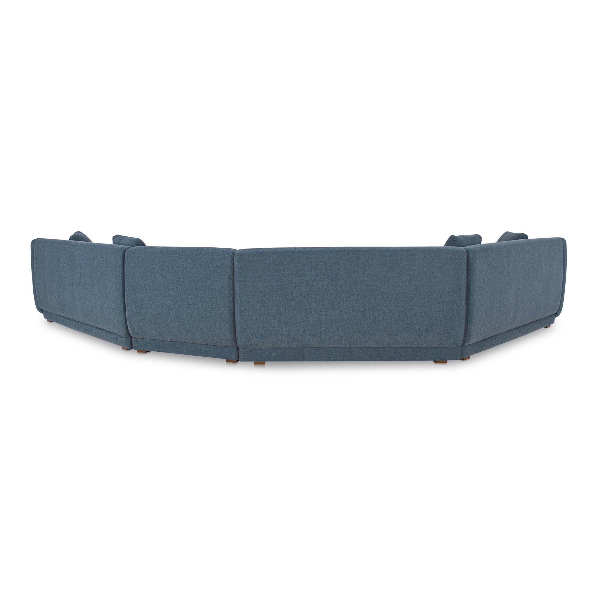 Fraser 4 Piece Modular Sectional Deep Blue