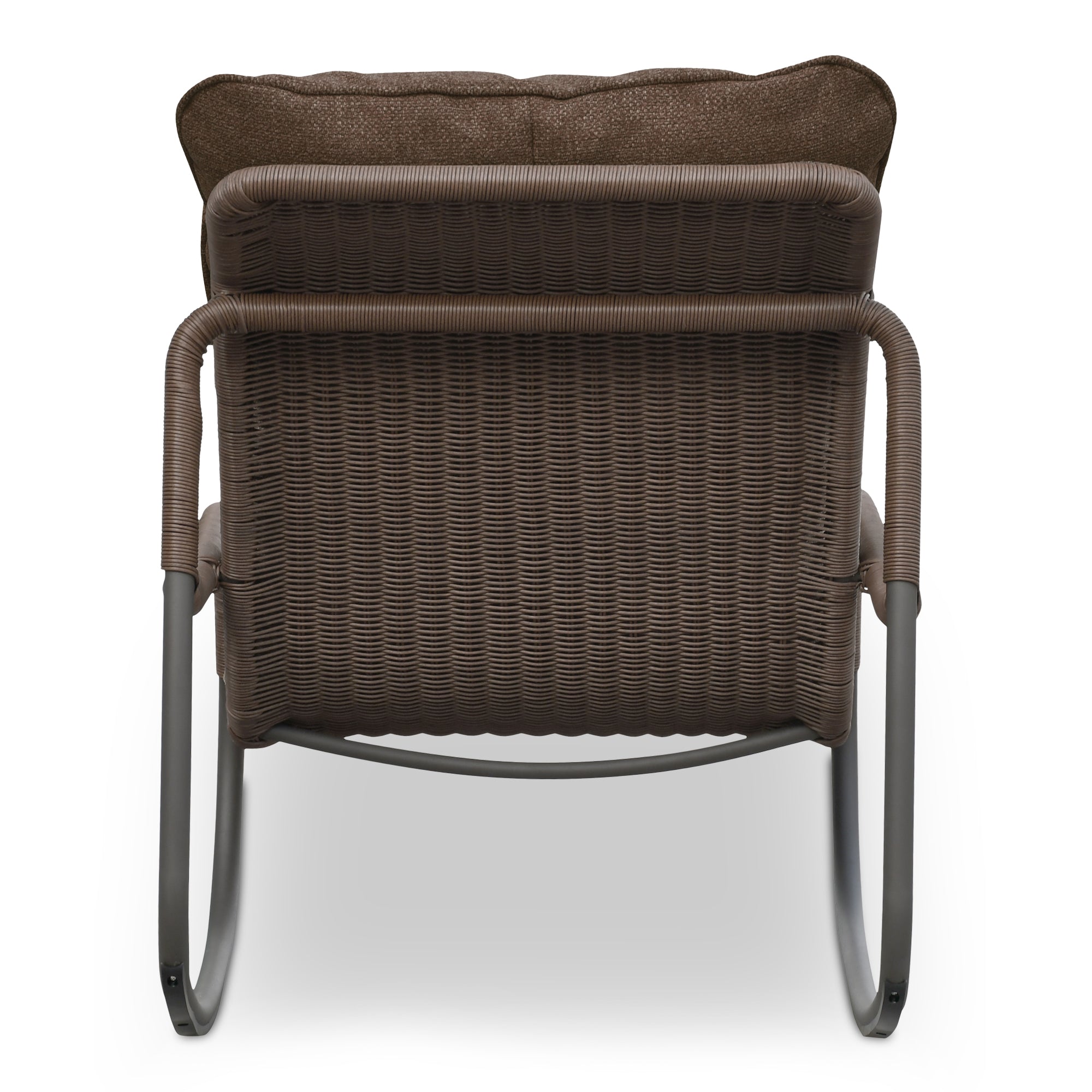 Lyra Outdoor Rocking Chair Brown