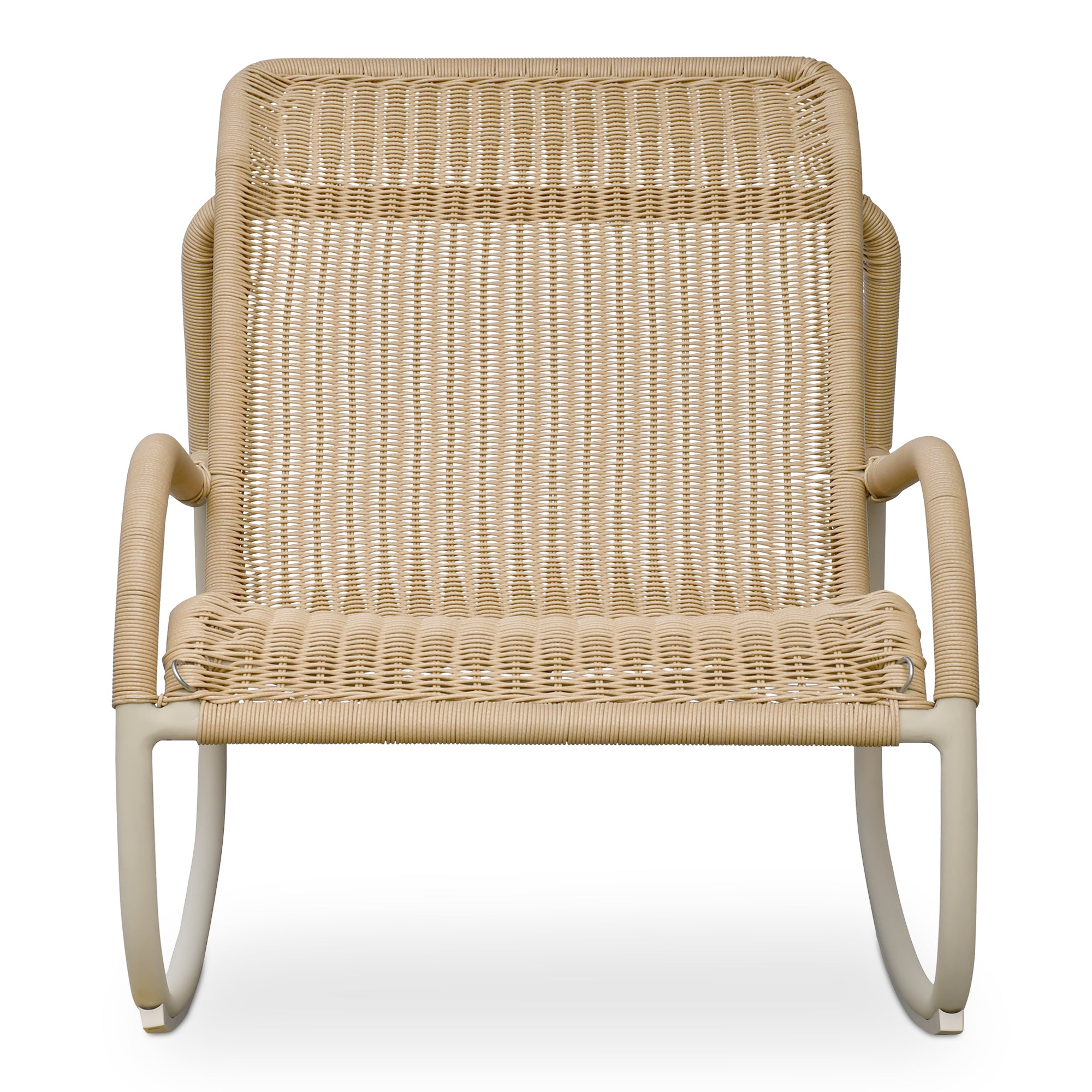 Lyra Outdoor Rocking Chair Beige