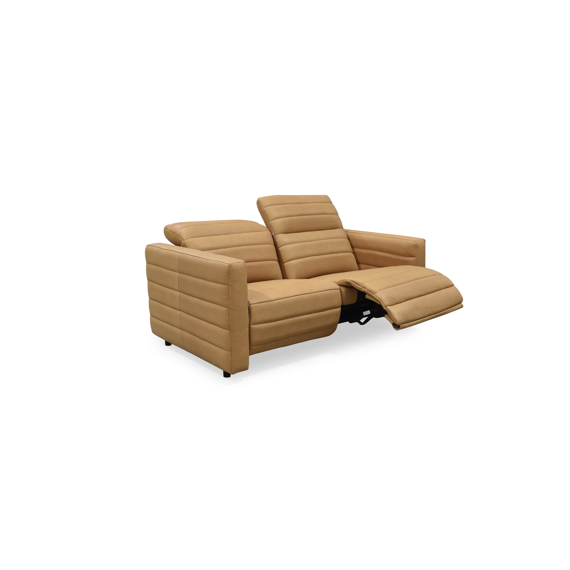 Juno Power Recliner Sofa Tan Leather