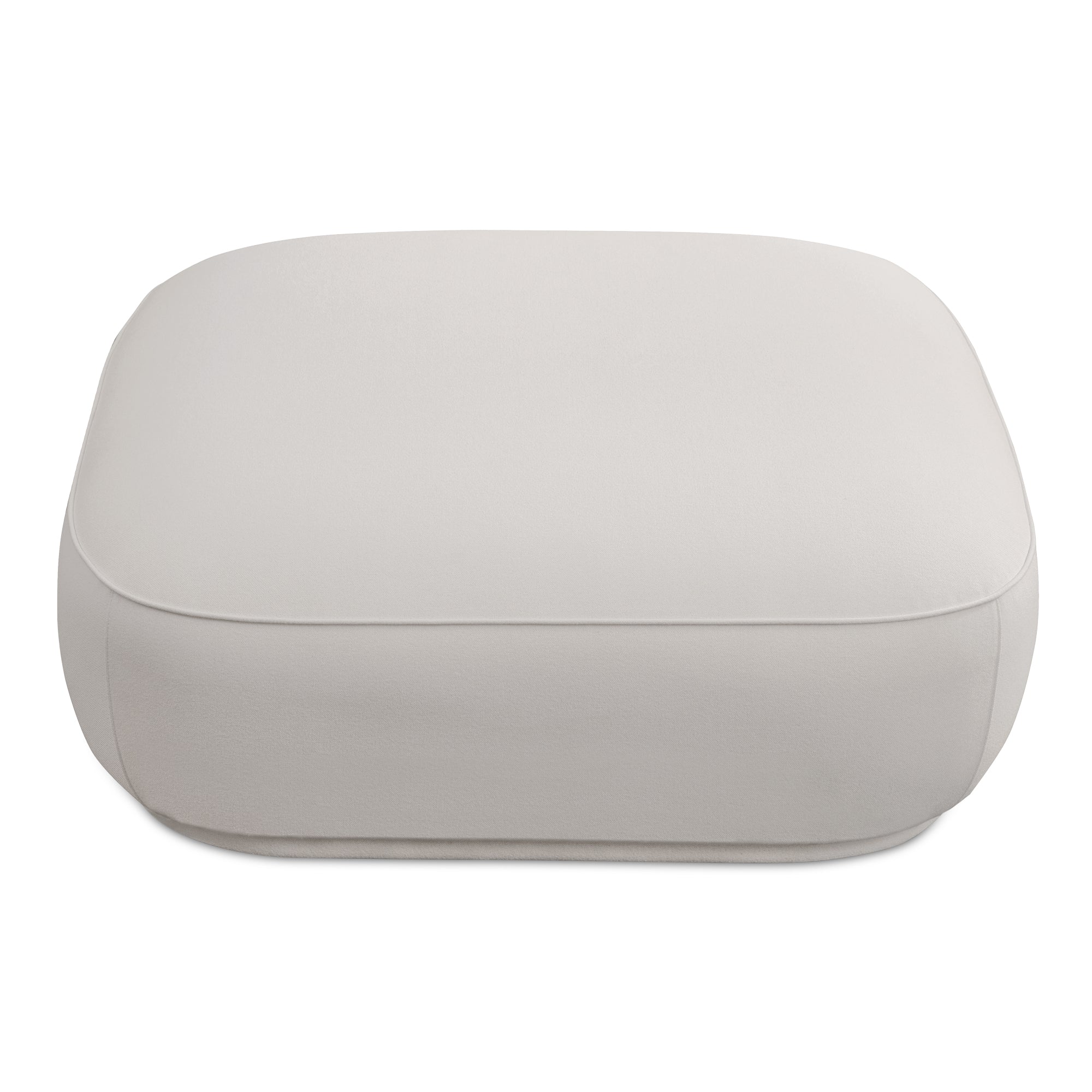 Marion Square Ottoman White