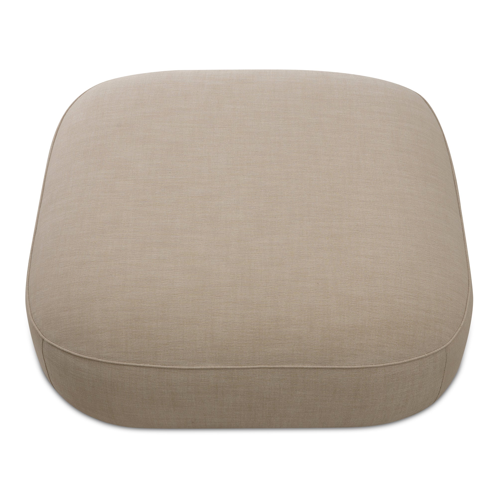 Marion Square Ottoman Beige