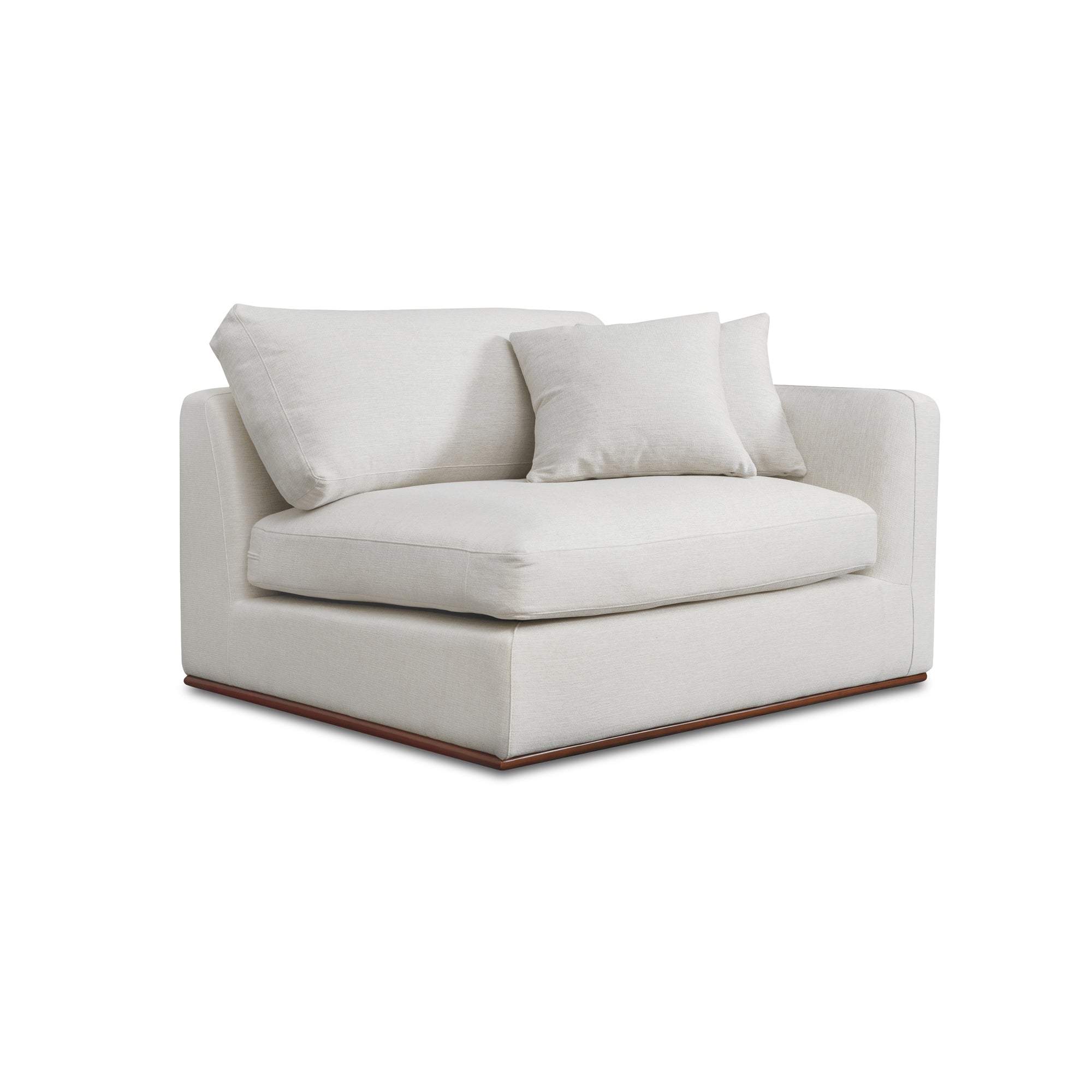 Rue Right Arm Facing Chair Off White