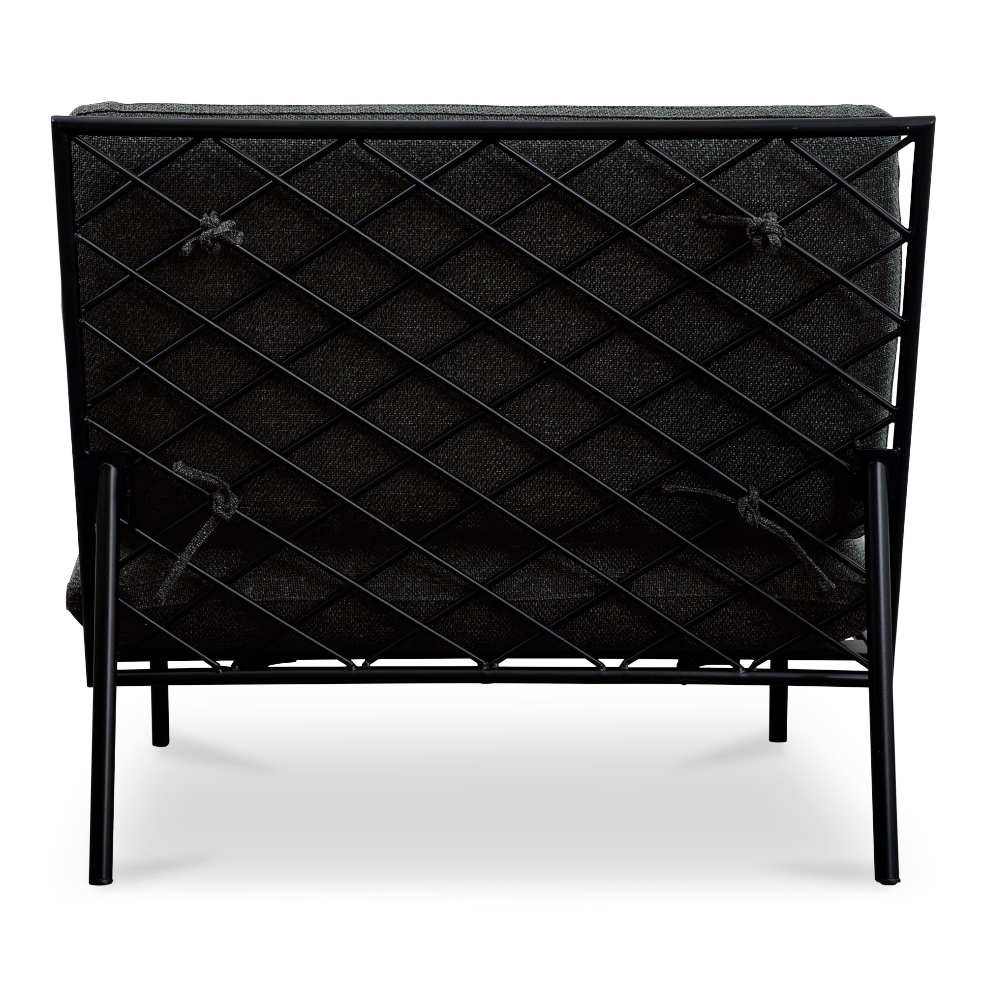 Salma Outdoor Accent Chair Speckled Charcoal