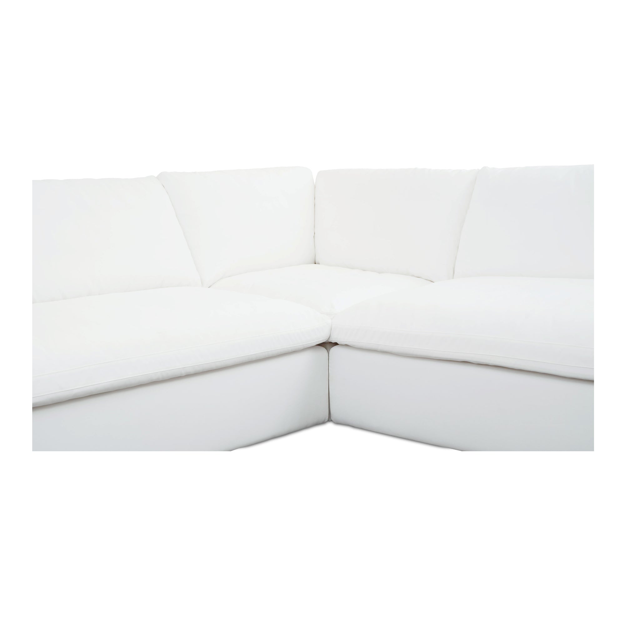 Miles Outdoor Modular 3 Piece White
