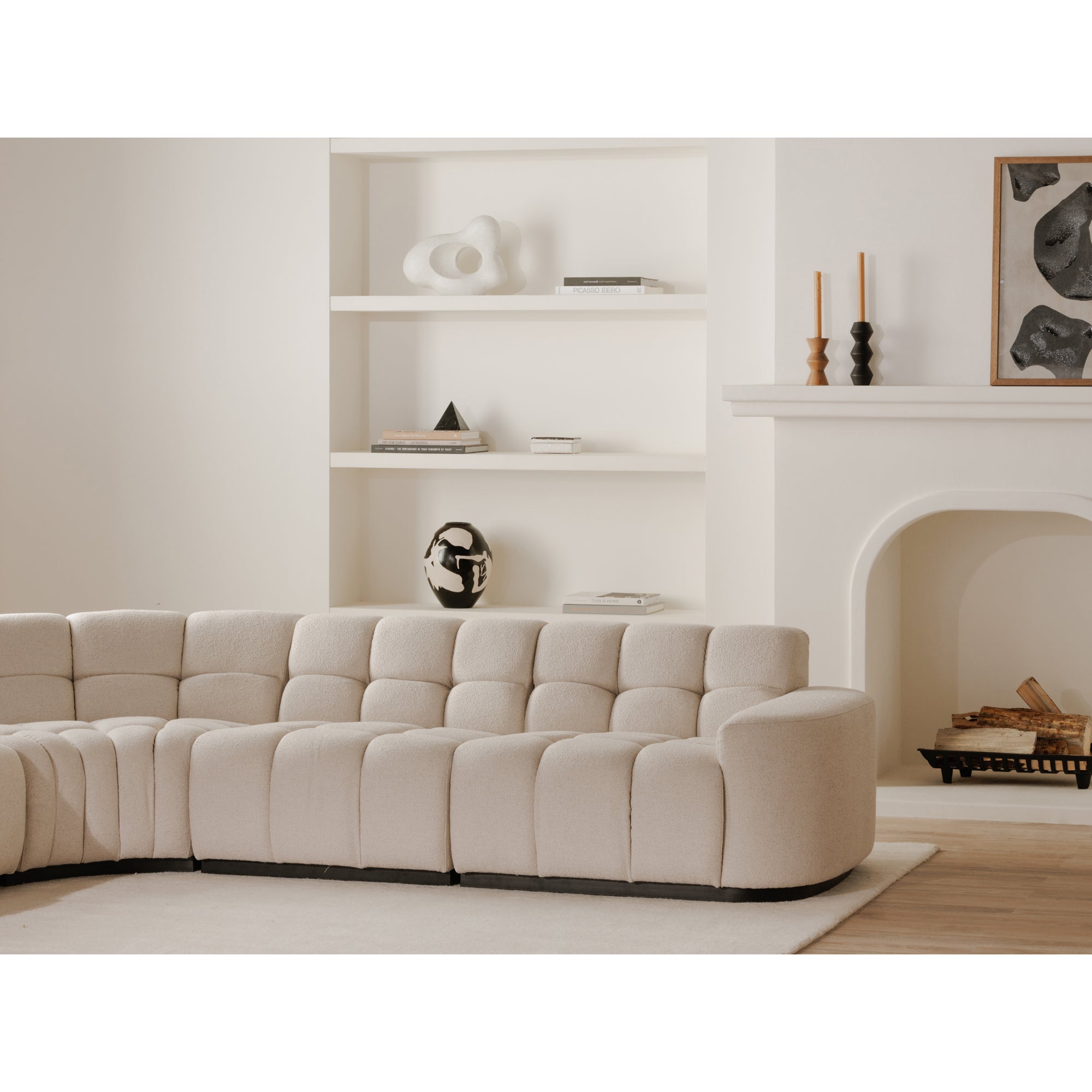 Roman L-Shaped Sectional Oat