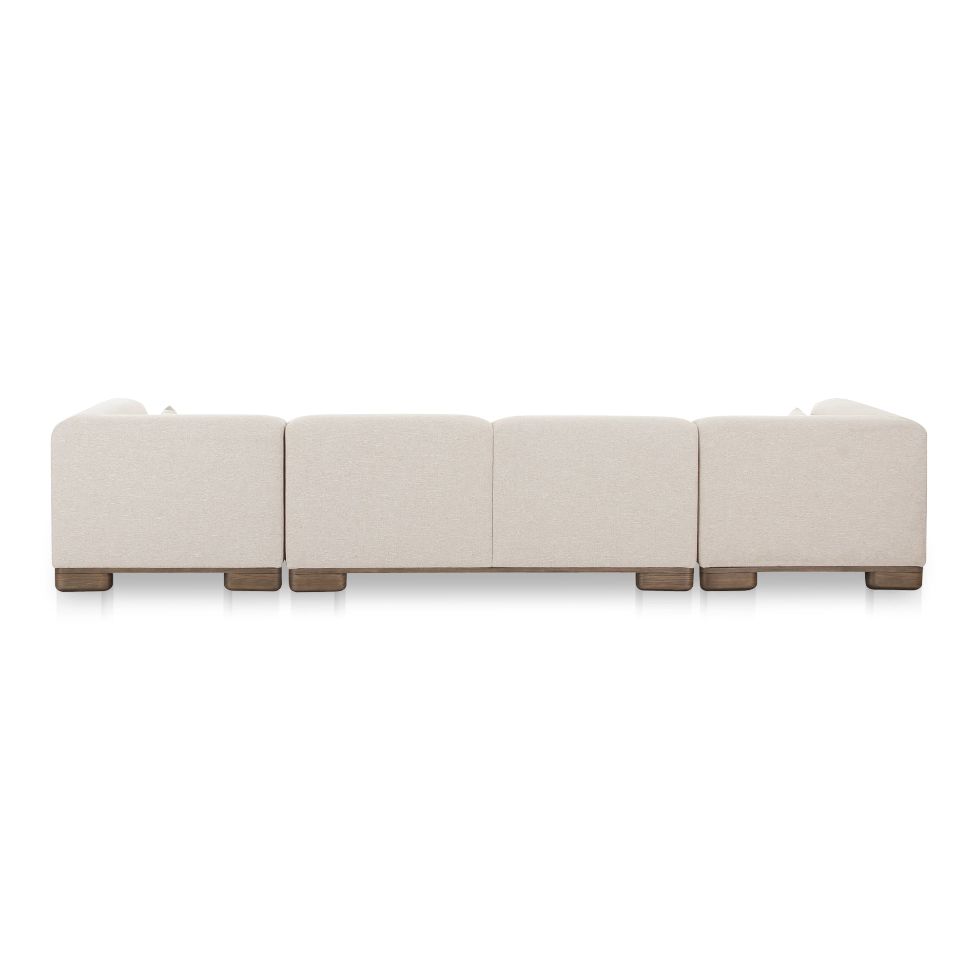 June U Shaped Modular Sectional Oatmeal
