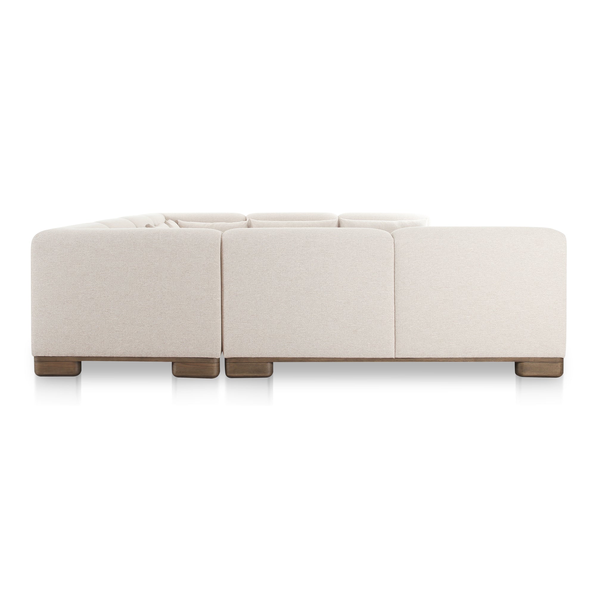 June U Shaped Modular Sectional Oatmeal
