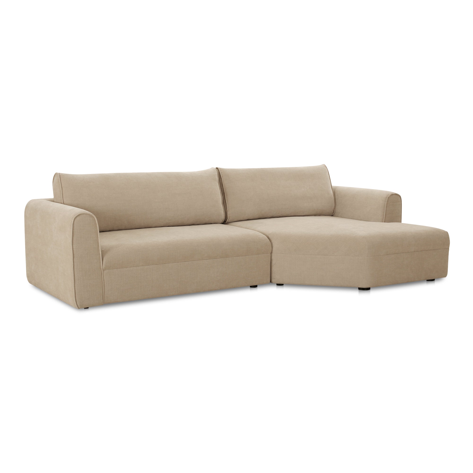 Madrid Right Sectional Cool Beige