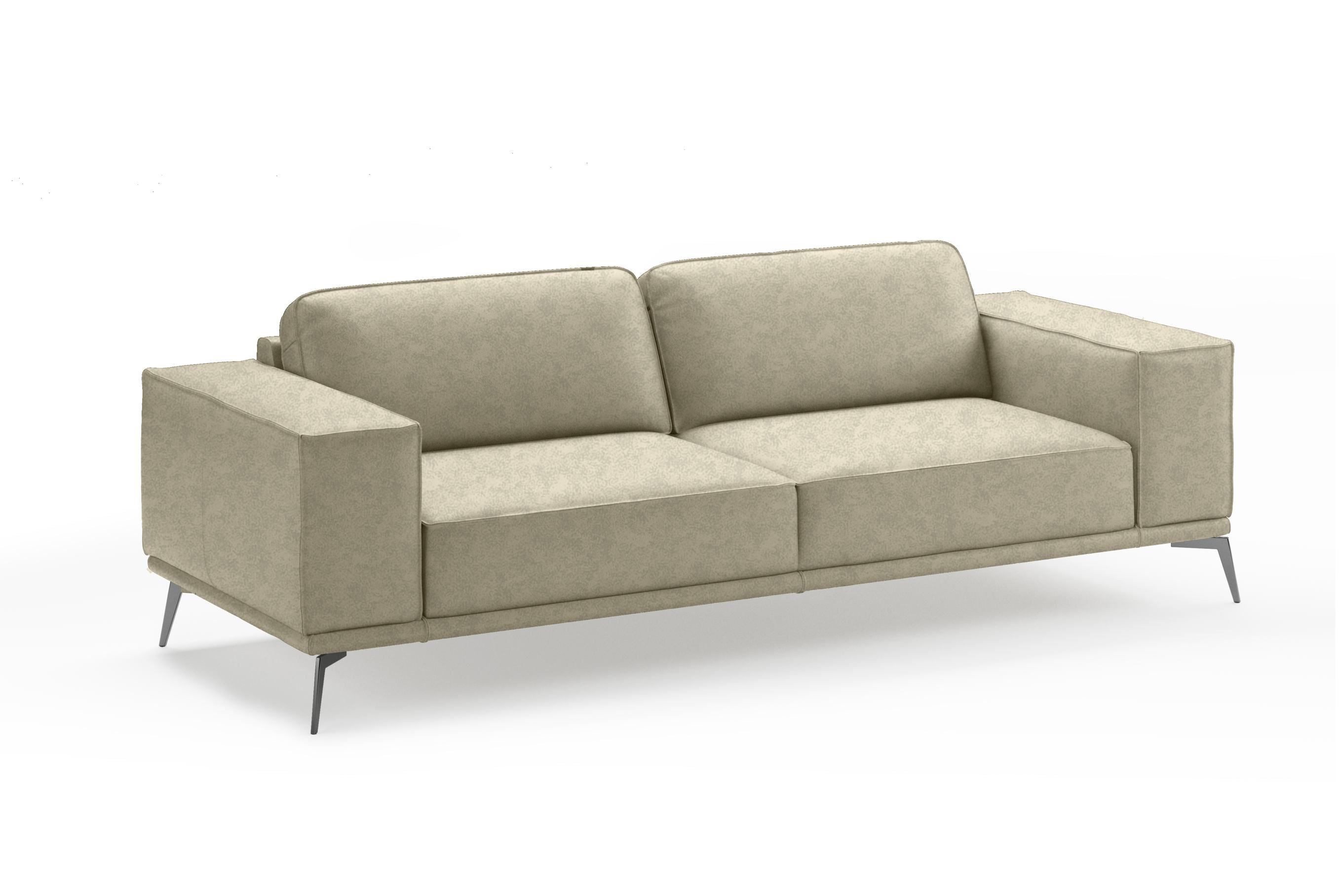 Lamod Italia Soho - Italian Grey Maya Cloud Leather Sofa