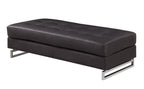 8136 Genuine Leather Ottoman