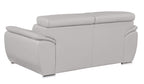4571 Modern Genuine Leather Loveseat - Light Grey - SKU 4571-L-LT-GREY - view 5