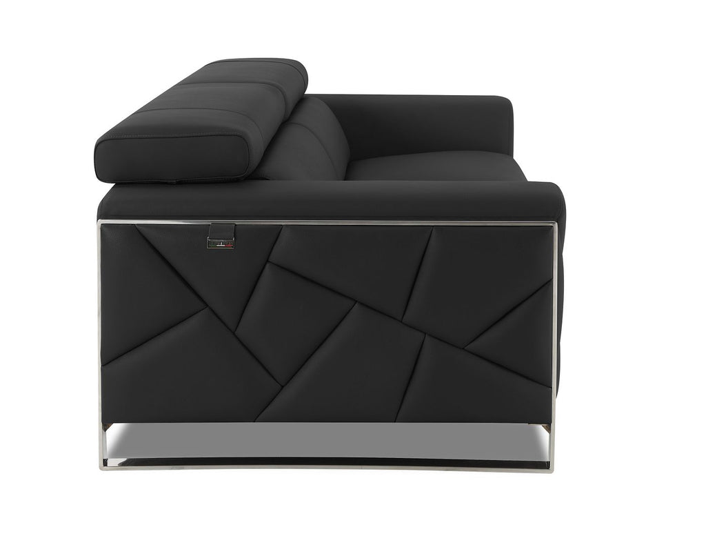 903 Divanitalia Sofa with Adjustable Headrest in Top-grain Italian Leather