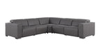 1208 Leather Reclining Set - Sofa & Loveseat with 4 Power Recliners