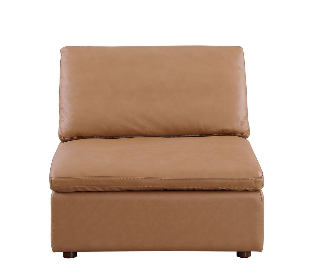 1100 Divanitalia 3-Piece Sofa Set with Ottoman - Top-grain Italian Leather