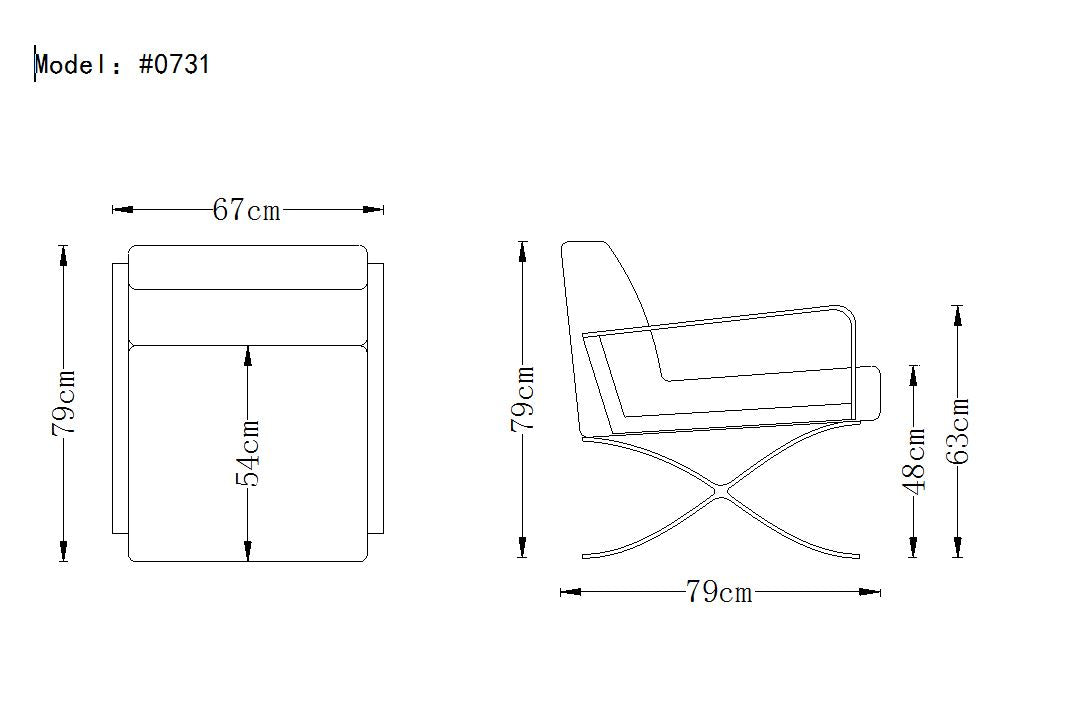 Delano Modern Black Leather Lounge Chair