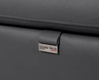 1246 Divanitalia Power Reclining Arm Chairwith Power Headrests - Top Grain Italian Leather