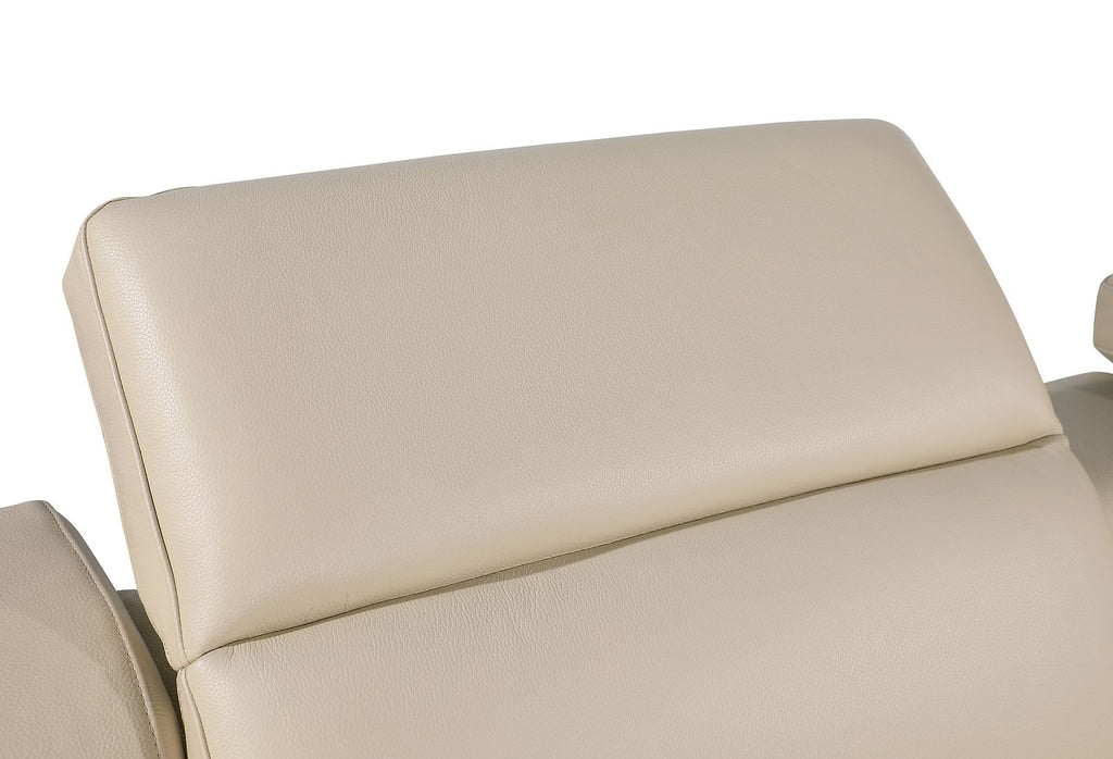 1116 Divanitalia 5-Piece Modular Power Reclining Sofa in Top Grain Italian Leather with 3 Power Recliners & Power Headrests