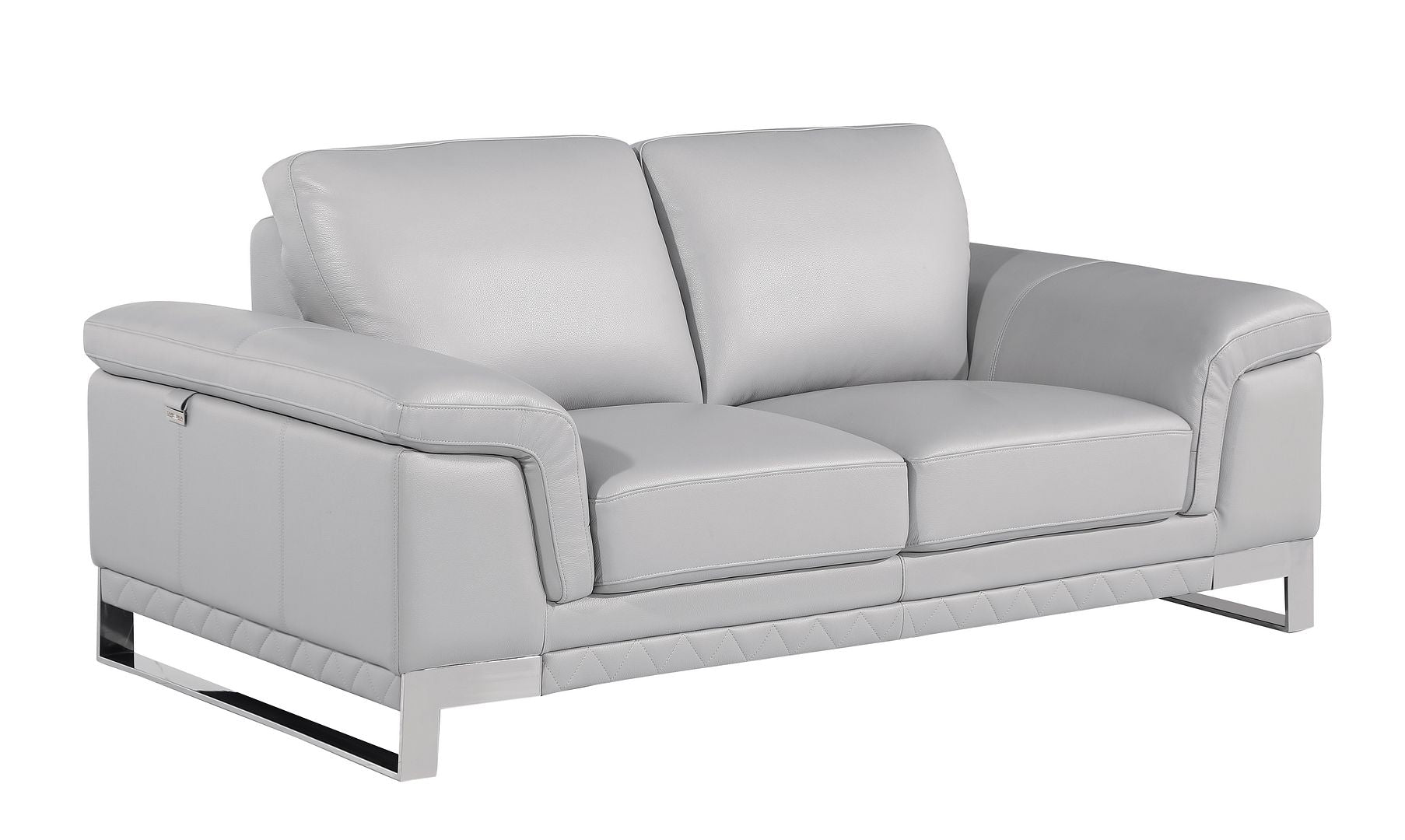 411 Divanitalia Loveseat in Top-grain Italian Leather