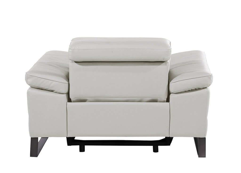 1246 Divanitalia Power Reclining Arm Chairwith Power Headrests - Top Grain Italian Leather
