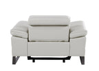 1246 Divanitalia Power Reclining Arm Chairwith Power Headrests - Top Grain Italian Leather