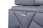 903 Divanitalia Sofa with Adjustable Headrest in Top-grain Italian Leather