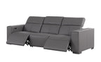 1208 Genuine Leather Triple Power Reclining Sofa