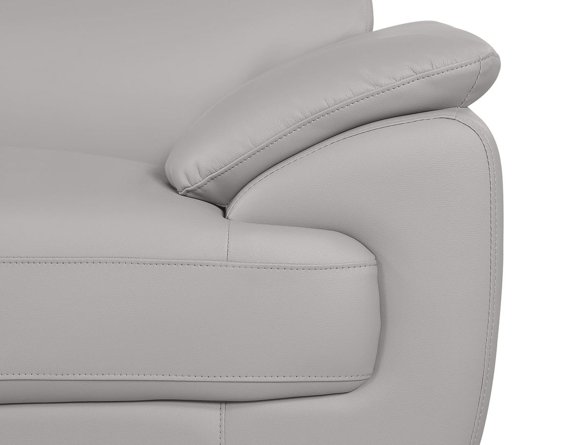 4571 Modern Genuine Leather Sofa - Light Grey - SKU 4571-S-LT-GREY - view 9