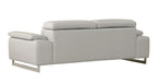 636 Divanitalia Dark Gray Sofa in Top-grain Italian Leather
