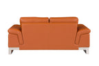 411 Divanitalia Loveseat in Top-grain Italian Leather