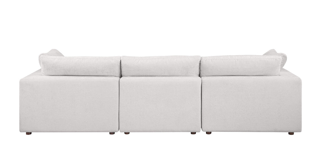 DivanItalia 1100 Light Grey 3-Piece Sofa Set - Upholstered in Genuine Belfast Fabric