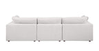 DivanItalia 1100 Light Grey 3-Piece Sofa Set - Upholstered in Genuine Belfast Fabric