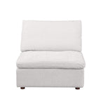 DivanItalia 1100 Light Grey 3-Piece Sofa Set - Upholstered in Genuine Belfast Fabric