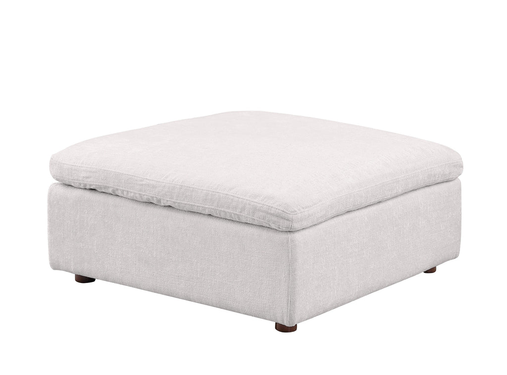 Ottoman Light grey Belfast fabric