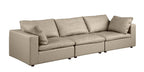 DivanItalia 1100 Beige Modular Sofa - Upholstered in Top-Grain Italian Leather