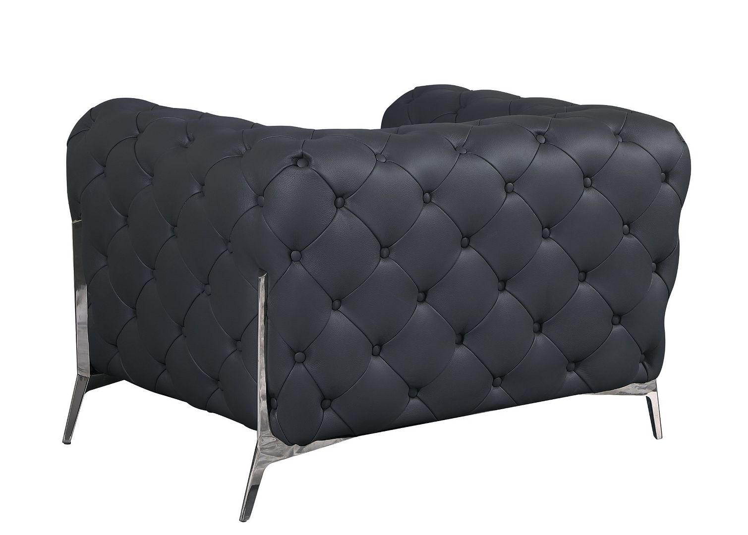 970 Divanitalia Chair in Top-grain Italian Leather