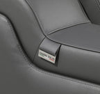 1116 DivanItalia Dark Grey Modular Power Reclining Sofa and Loveseat Set – Top Grain Italian Leather with Power Headrests