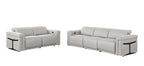 1126 Light Grey Modular Power Reclining Sofa & Loveseat Set