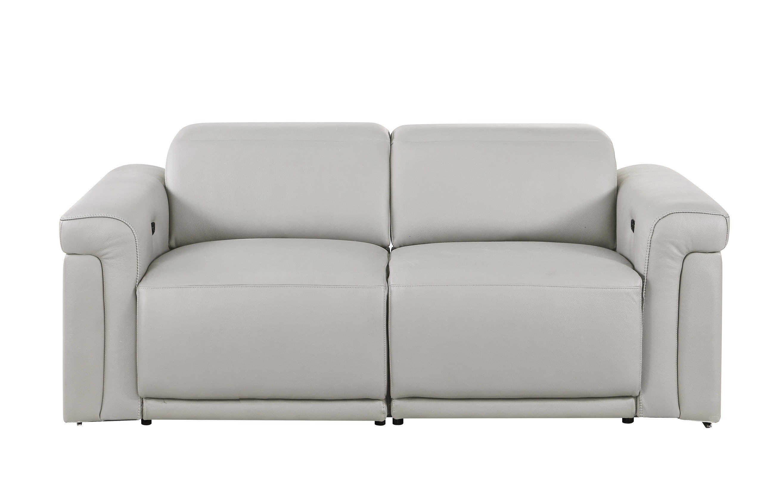 1126 Light Grey Modular Power Reclining Sofa & Loveseat Set