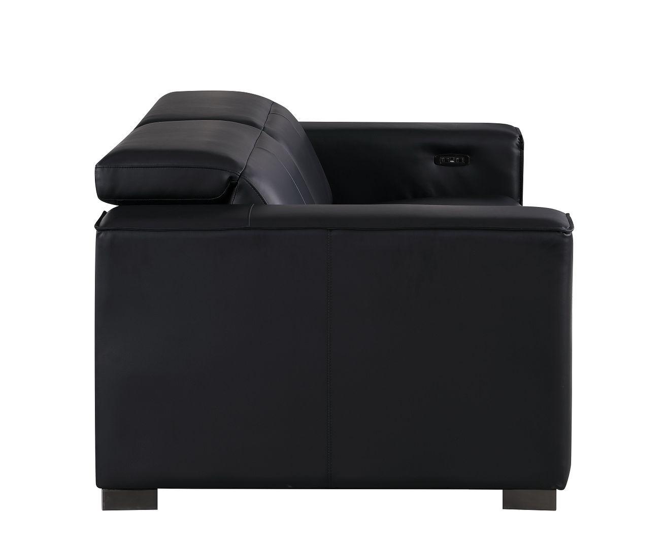 1208 Genuine Leather Dual Power Reclining Loveseat