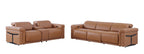 1126 Divanitalia 6-Piece Modular Power Reclining Sofa and Console Loveseat Set in Top Grain Italian Leather with 5 Power Recliners & Power Headrests - Cognac - SKU 1126-COGNAC-6.5-HT - view 3