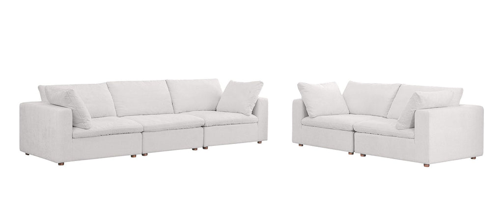 1100 Divanitalia 2-Piece Sofa Set - Top-grain Italian Leather