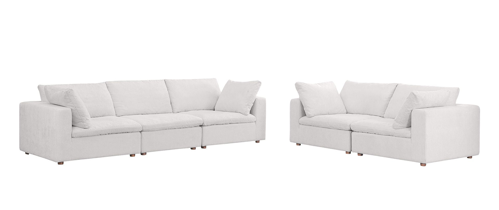 1100 Divanitalia 2-Piece Sofa Set - Top-grain Italian Leather