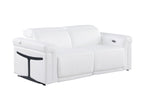 1126 Divanitalia 5-Piece Modular Power Reclining Sofa and Loveseat Set in Top Grain Italian Leather with 4 Power Recliners & Power Headrests - White - SKU 1126-WHITE-5.4-HT-2PC - view 10