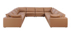 1100 Divanitalia 10-Piece U-Shaped Sectional Sofa in Top-grain Italian Leather