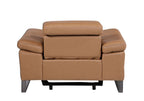 1246 Divanitalia Power Reclining Arm Chairwith Power Headrests - Top Grain Italian Leather