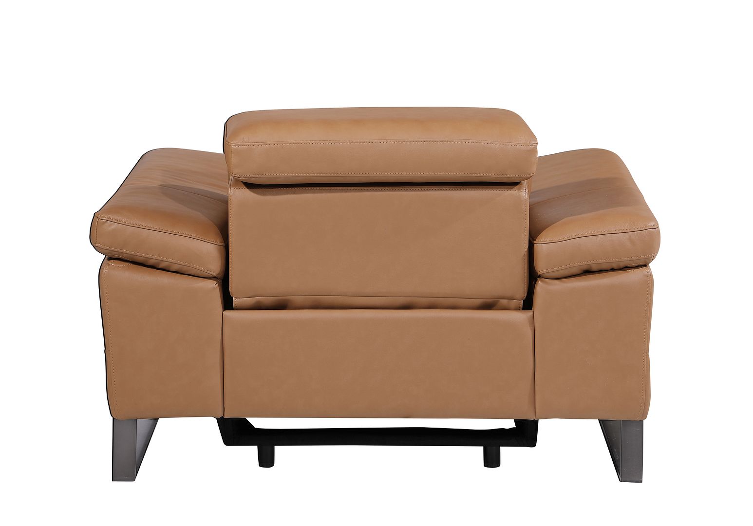 1246 Divanitalia Power Reclining Arm Chairwith Power Headrests - Top Grain Italian Leather