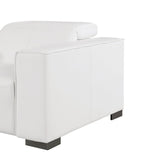 1208 Modular Leather Set with 5 Power Recliners & Power Headrests - White - SKU 1208-WHITE-7.5-HT-3PC - view 13