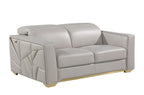1120 Divanitalia Loveseat with Adjustable Headrest in Top-grain Italian Leather